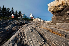 Pemaquid Lighthouse Sits on Unique Rock Formations